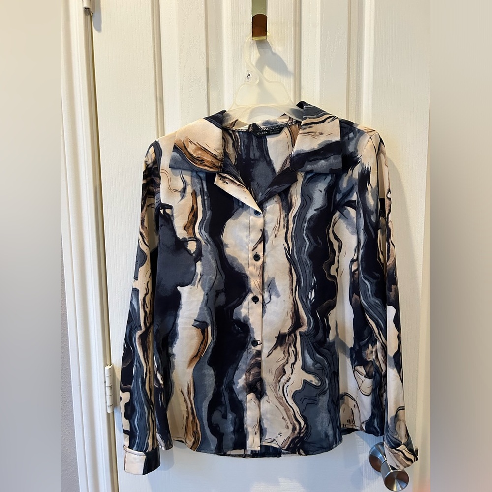 Shein Tie-dye Blouse